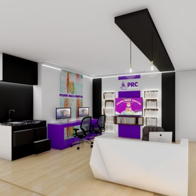 Konsultan Desain Interior Perpustakaan Pustaka Rumah Cinta Pojok Baca Kantor 1